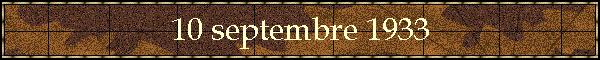 10 septembre 1933