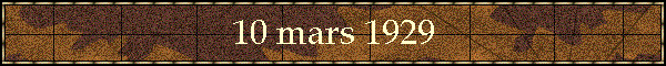 10 mars 1929