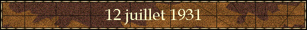 12 juillet 1931