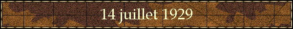 14 juillet 1929