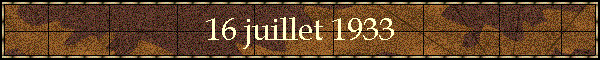 16 juillet 1933