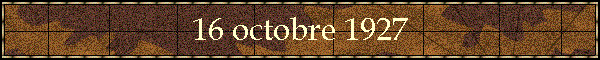 16 octobre 1927