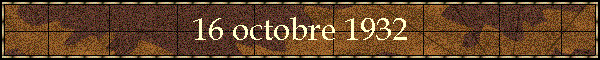 16 octobre 1932