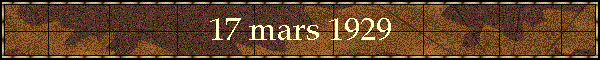17 mars 1929
