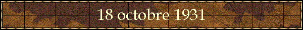 18 octobre 1931
