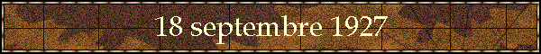 18 septembre 1927