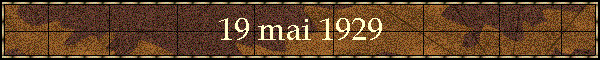 19 mai 1929