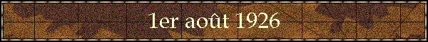 1er aot 1926