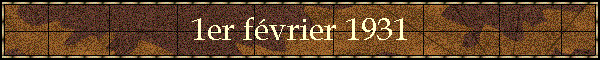 1er fvrier 1931