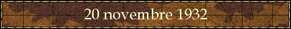 20 novembre 1932