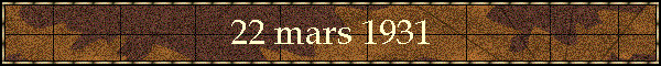 22 mars 1931
