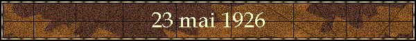 23 mai 1926