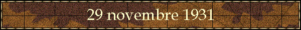 29 novembre 1931