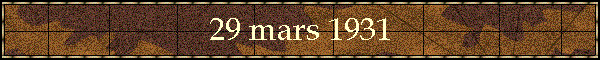 29 mars 1931