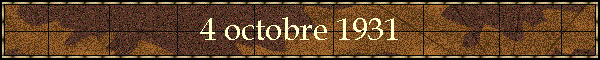 4 octobre 1931