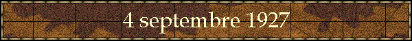 4 septembre 1927
