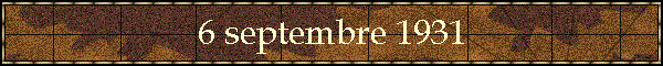 6 septembre 1931