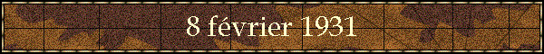 8 fvrier 1931