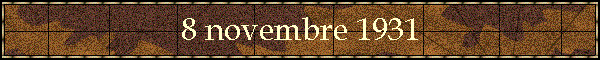 8 novembre 1931