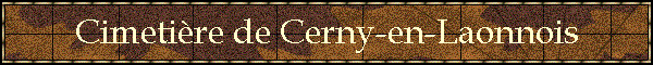 Cimetire de Cerny-en-Laonnois