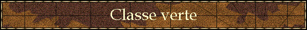 Classe verte