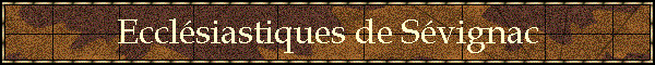 Ecclsiastiques de Svignac