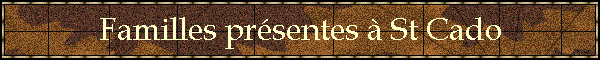 Familles prsentes  St Cado