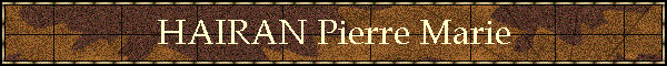 HAIRAN Pierre Marie