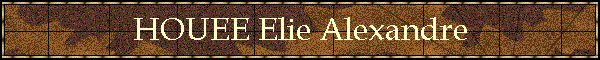 HOUEE Elie Alexandre