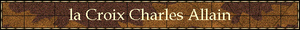 la Croix Charles Allain