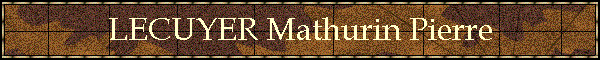LECUYER Mathurin Pierre