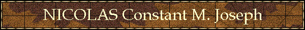 NICOLAS Constant M. Joseph