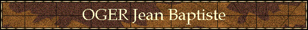 OGER Jean Baptiste