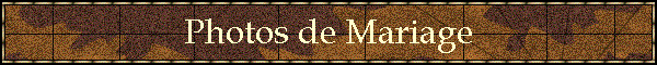 Photos de Mariage