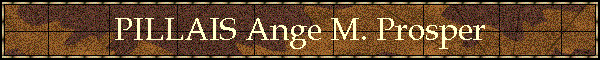 PILLAIS Ange M. Prosper
