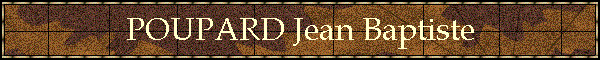 POUPARD Jean Baptiste