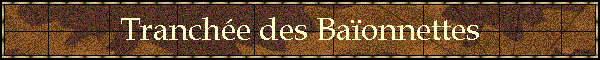 Tranche des Baonnettes