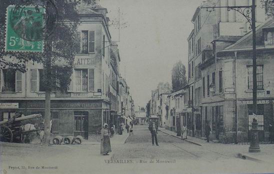 Rue de Montreuil (haut et fin de rue)