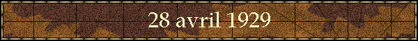 28 avril 1929